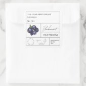 Apothecary Blackcurrant Label (Tas)