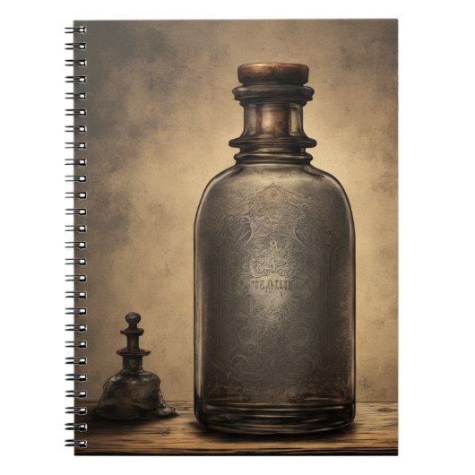 Apothecary Bottle Design One Notitieboek (Voorkant)