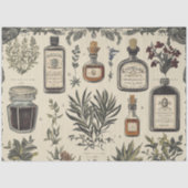  Apothecary Bottle Lables Junk Journal Tissuepapier (Voorkant)