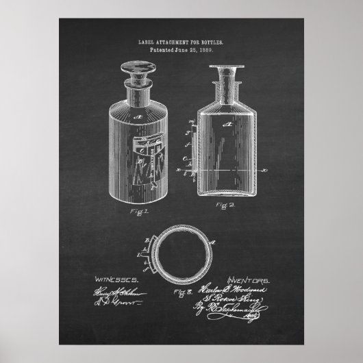 Apothecary Bottle Pharmacy Decor Print 1 (Voorkant)