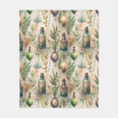  Apothecary Bottles Patroon (3) Fleece Deken (Voorkant)