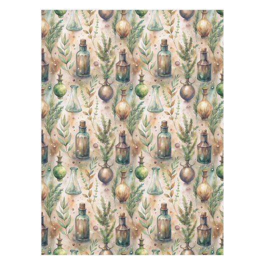 Apothecary Bottles Patroon (3) Tafelkleed (Voorkant)