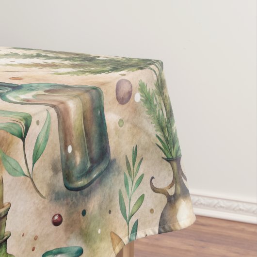 Apothecary Bottles Patroon (3) Tafelkleed (Voorbeeld)