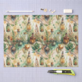 Apothecary Bottles Patroon (3) Tissuepapier (Craft)