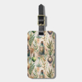 Apothecary Bottles Patroon (4) Bagagelabel (Voorkant verticaal)