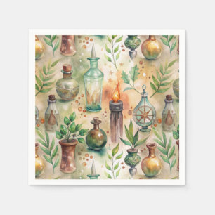 Apothecary Bottles Patroon (5) Servet