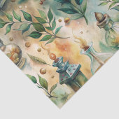 Apothecary Bottles Patroon (5) Tissuepapier (Detail)