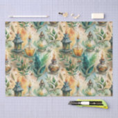 Apothecary Bottles Patroon (5) Tissuepapier (Craft)