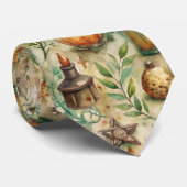  Apothecary Bottles Patroon (6) Stropdas (Opgerold)