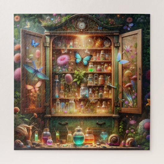 Apothecary Butterfly Cabinet Magische Potions Legpuzzel (Verticaal)