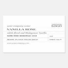 Apothecary Candle of Bath Product Label