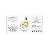 Apothecary Chamomile Essential Oils Waterverf Etiket (Voorkant)