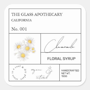 Apothecary Chamomile Label