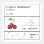 Apothecary Cherry Label (Voorkant)