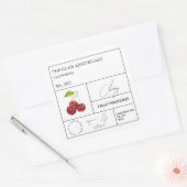 Apothecary Cherry Label (Envelop)
