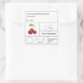 Apothecary Cherry Label (Tas)