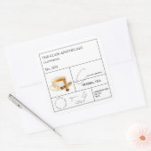 Apothecary Cinnamon Herbal Tea Label (Envelop)