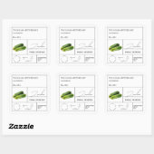 Apothecary courgette label (Vel)