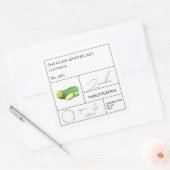 Apothecary courgette label (Envelop)