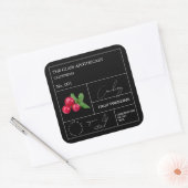 Apothecary Cranberry Label (Envelop)