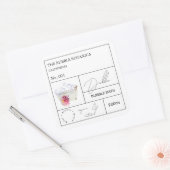 Apothecary Dahlia Bubble Bath Label (Envelop)