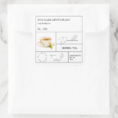 Apothecary Dandelion Herbal Tea Label (Tas)