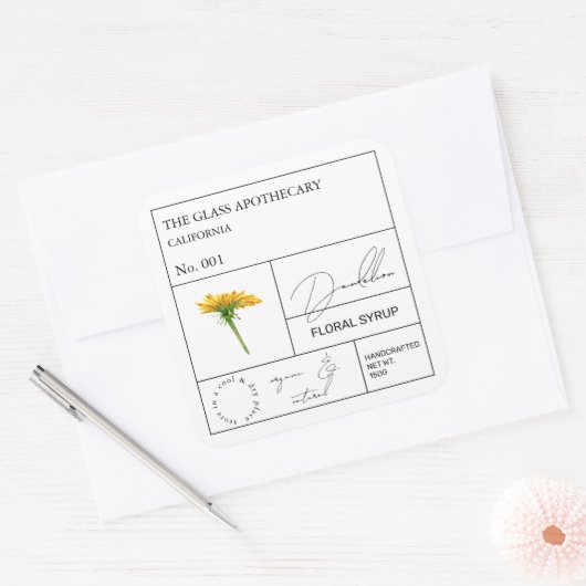 Apothecary Dandelion Label (Envelop)
