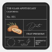 Apothecary Date Label (Voorkant)