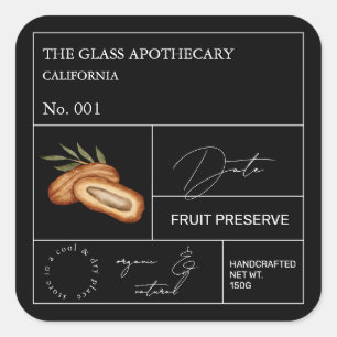 Apothecary Date Label