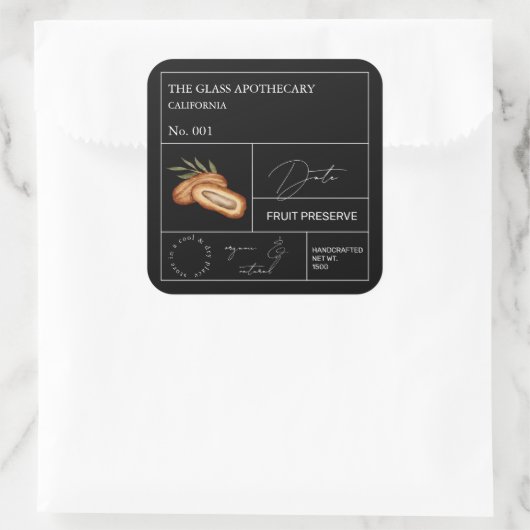 Apothecary Date Label (Tas)