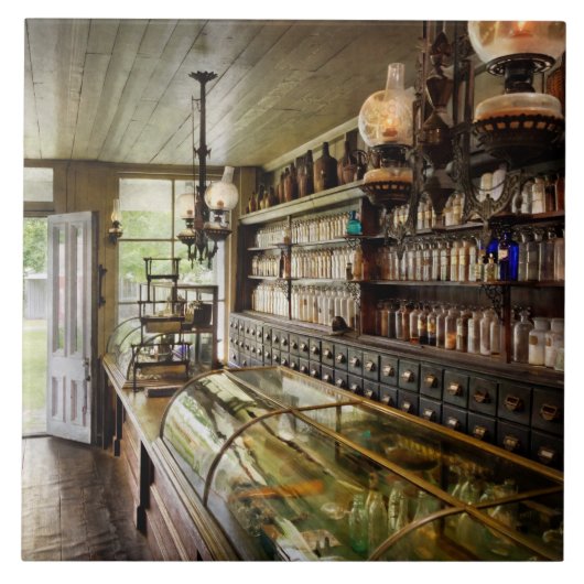 Apothecary - De comprimeur Tegeltje (Voorkant)