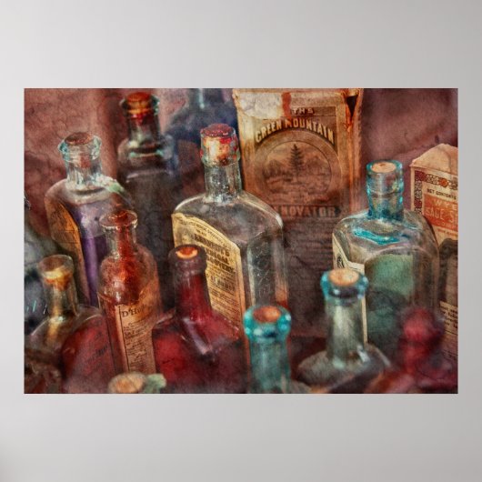 Apothecary - Een serie flessen Poster (Voorkant)