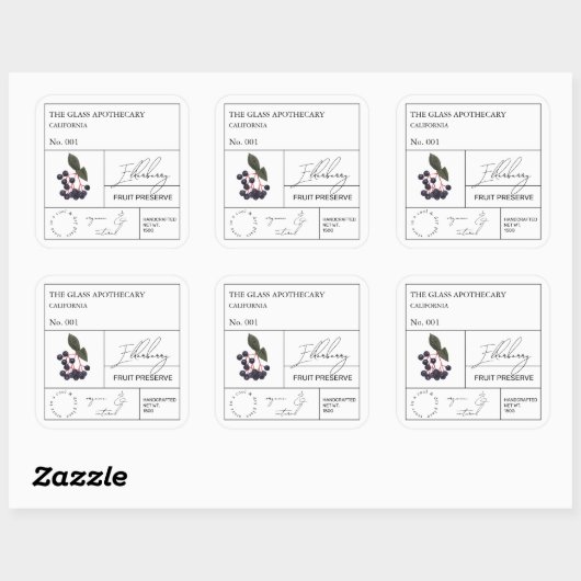 Apothecary Elderberry Label (Vel)