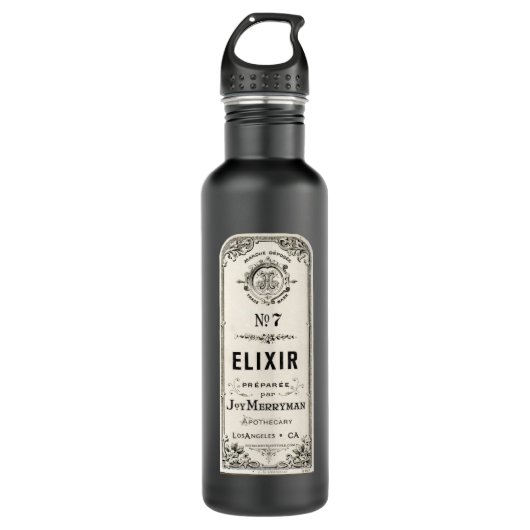  Apothecary Elixir Label Waterfles (Voorkant)