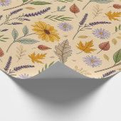 Apothecary Fall Floral Botanical Pattern Cadeaupapier (Hoek)