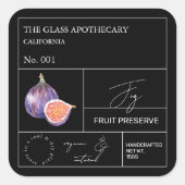 Apothecary Fig Label (Voorkant)