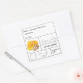 Apothecary Ginger Root Infused Honey Label (Envelop)