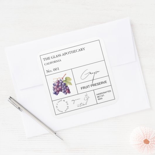 Apothecary Grape Label (Envelop)