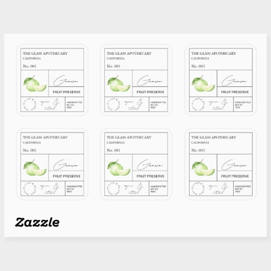 Apothecary Guava Label (Vel)