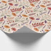 Apothecary Herbal Bloom Cream Pattern Cadeaupapier (Hoek)