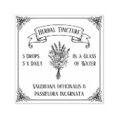 Apothecary Herbal Tincture Branding Zelfinktende Stempel (Design)