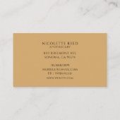 Apothecary Herbalist Visitekaartje (Achterkant)