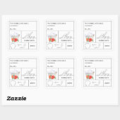 Apothecary Hibiscus Bubble Bath Label (Vel)