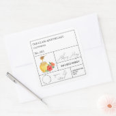 Apothecary Hibiscus Infused Honey Label (Envelop)