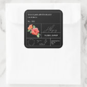 Apothecary Hibiscus Label (Tas)