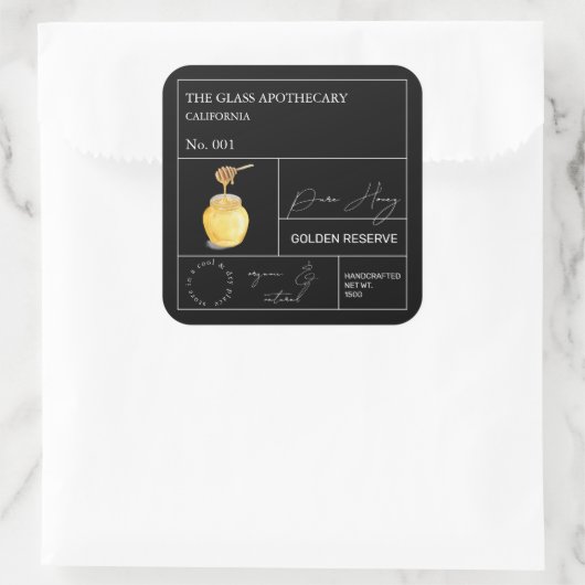 Apothecary Honey Label (Tas)