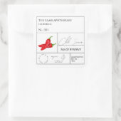 Apothecary Hot Chili Label (Tas)