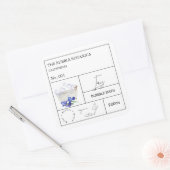 Apothecary Iris Bubble Bath Label (Envelop)