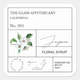 Apothecary Jasmine Label