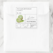 Apothecary Kiwi Label (Tas)